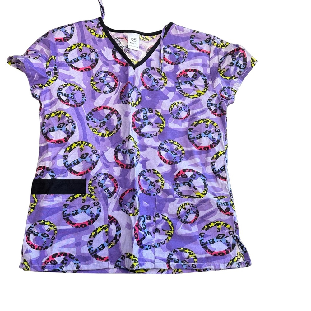 Women’s Size Medium Purple Scrub Top